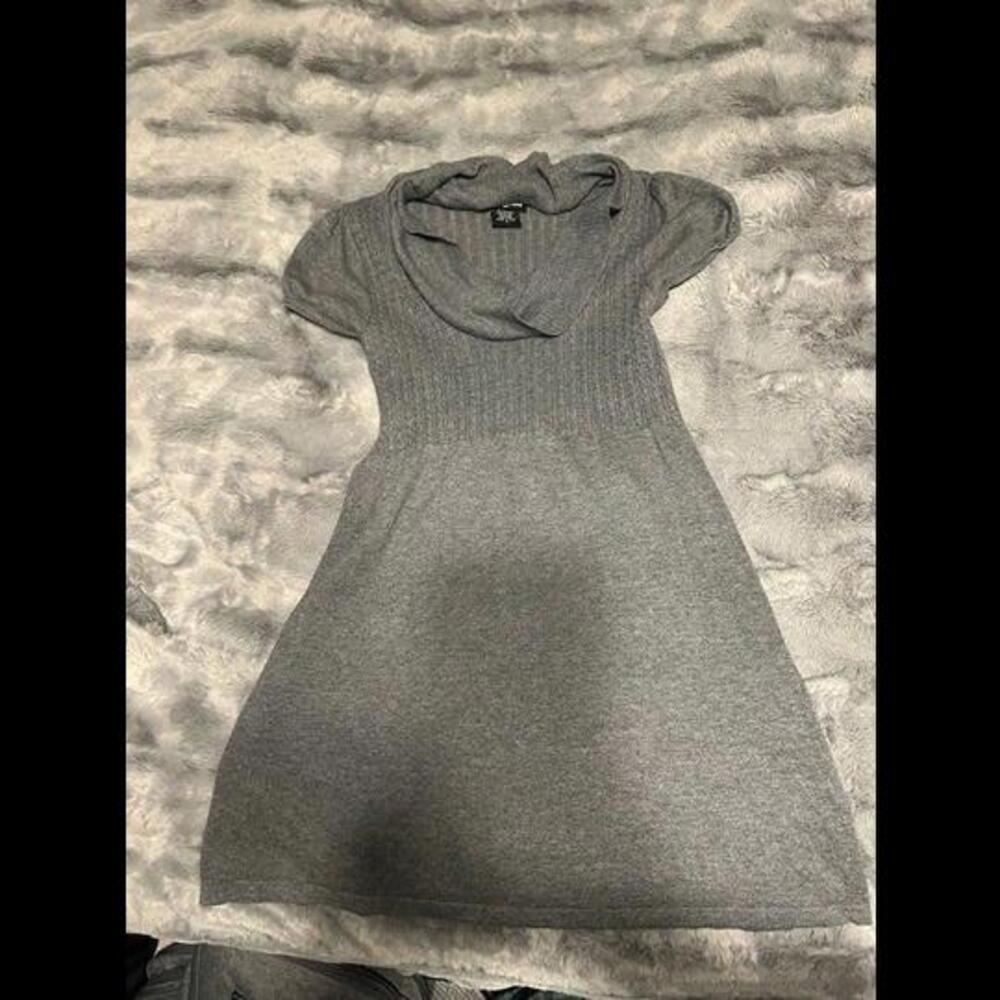 It’s Our Time Gray Sweater Dress - Size Small
